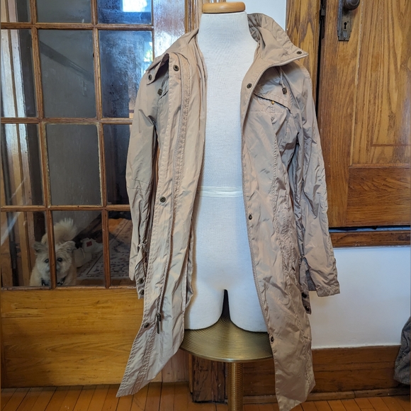 Beige Rain Jacket - Picture 2 of 6